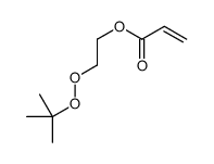 2-tert-butylperoxyethyl prop-2-enoate结构式