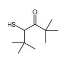 2,2,5,5-tetramethyl-4-sulfanylhexan-3-one结构式