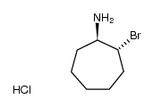 (1R,2R)-2-bromocycloheptanamine hydrochloride结构式