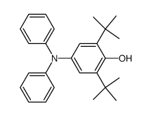 4-Hydroxy-3,5-di-tert.-butyl-triphenylamin结构式