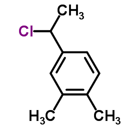 4-(1-Chloroethyl)-1,2-dimethylbenzene Structure