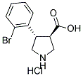 (TRANS)-4-(2-BROMO-PHENYL)-PYRROLIDINE-3-CARBOXYLIC ACID-HCL picture