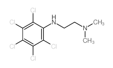 1,2-Ethanediamine,N1,N1-dimethyl-N2-(2,3,4,5,6-pentachlorophenyl)- structure