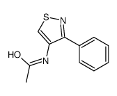 N-(3-phenyl-1,2-thiazol-4-yl)acetamide Structure