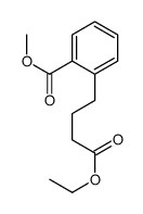 methyl 2-(4-ethoxy-4-oxobutyl)benzoate结构式