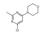 4-(6-chloro-2-iodo-pyrimidin-4-yl)-morpholine Structure