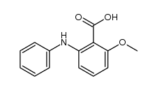 2-anilino-6-methoxy-benzoic acid结构式