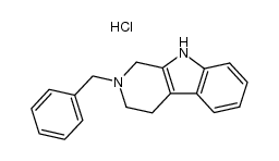 2,3,4,9-Tetrahydro-2-(2-phenylmethyl)-1H-pyrido[3,4-b]indole hydrochloride Structure