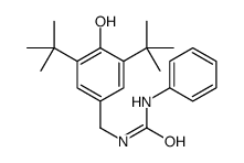 1-[(3,5-ditert-butyl-4-hydroxyphenyl)methyl]-3-phenylurea Structure