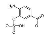 (2-amino-5-nitrophenyl) hydrogen sulfate Structure