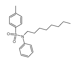 N-octyl-toluene-4-sulfonanilide Structure