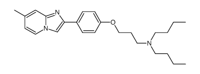 2-(4-dibutylaminopropoxyphenyl)-7-methylimidazo-[1,2-a]pyridine Structure