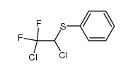 1,2-dichloro-2,2-difluoroethyl phenyl sulfide Structure