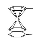 (η(4)-1-methylnaphthalene)(η(6)-toluene)iron Structure