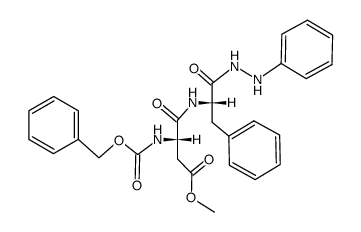 Z-Asp(OCH3)-Phe-NH-NH-Ph结构式