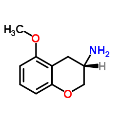 5-Methoxy-3-chromanamine Structure