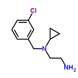 N-(3-Chlorobenzyl)-N-cyclopropyl-1,2-ethanediamine结构式