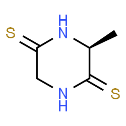 2,5-Piperazinedithione,3-methyl-,(S)- (9CI) structure