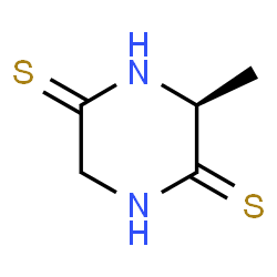 2,5-Piperazinedithione,3-methyl-,(S)- (9CI) Structure