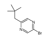 2-bromo-5-(2,2-dimethylpropyl)pyrazine结构式