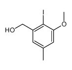 (2-​Iodo-​3-​methoxy-​5-​methylphenyl)​methanol Structure