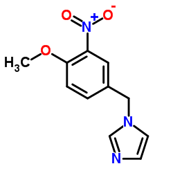 1-(4-Methoxy-3-nitrobenzyl)-1H-imidazole结构式