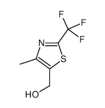 (4-methyl-2-(trifluoromethyl)thiazol-5-yl)methanol Structure