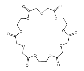 1,4,7,10,13,16,19,22,25-nonaoxacycloheptacosane-2,6,11,15,20,24-hexaone Structure