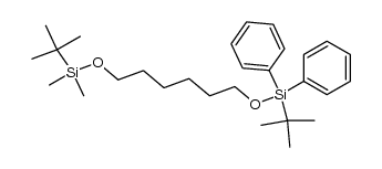 1-(tert-butyldimethylsilyloxy)-6-(tert-butyldiphenylsilyloxy)hexane结构式