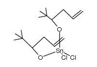 dichlorobis((2,2-dimethylhex-5-en-3-yl)oxy)stannane Structure