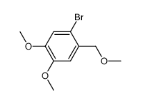 1-bromo-3,4-dimethoxy-6-(methoxymethyl)benzene结构式