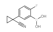 (5-(1-CYANOCYCLOPROPYL)-2-FLUOROPHENYL)BORONIC ACID structure