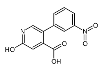 5-(3-nitrophenyl)-2-oxo-1H-pyridine-4-carboxylic acid结构式