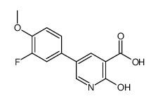 5-(3-fluoro-4-methoxyphenyl)-2-oxo-1H-pyridine-3-carboxylic acid Structure