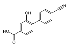 4-(4-cyanophenyl)-3-hydroxybenzoic acid Structure