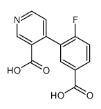 4-(5-carboxy-2-fluorophenyl)pyridine-3-carboxylic acid Structure