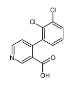 4-(2,3-dichlorophenyl)pyridine-3-carboxylic acid Structure