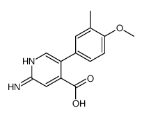 2-amino-5-(4-methoxy-3-methylphenyl)pyridine-4-carboxylic acid Structure