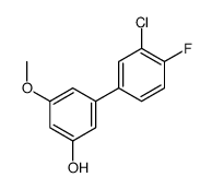 3-(3-chloro-4-fluorophenyl)-5-methoxyphenol结构式