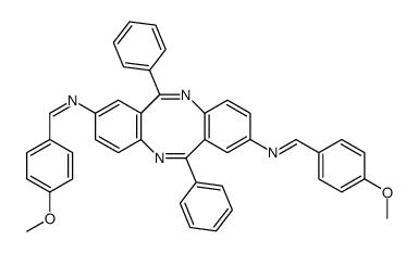 1-(4-methoxyphenyl)-N-[(6Z,12Z)-2-[(4-methoxyphenyl)methylideneamino]-6,12-diphenylbenzo[c][1,5]benzodiazocin-8-yl]methanimine Structure