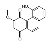 5-hydroxy-3-methoxyphenanthrene-1,4-dione结构式