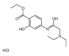 ethyl 4-[[2-(diethylamino)acetyl]amino]-2-hydroxybenzoate,hydrochloride结构式