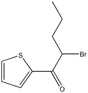 2-bromo-1-(thiophen-2-yl)pentan-1-one structure