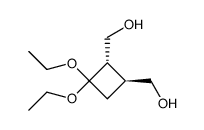 1,2-Cyclobutanedimethanol,3,3-diethoxy-,(1S-trans)-(9CI) picture