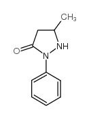 5-甲基-2-苯基-3-吡唑烷酮结构式