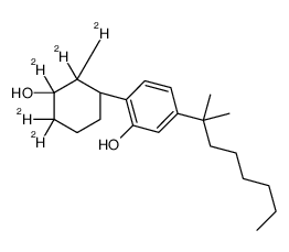 5-(2-methyloctan-2-yl)-2-[(1S)-2,2,3,4,4-pentadeuterio-3-hydroxycyclohexyl]phenol Structure