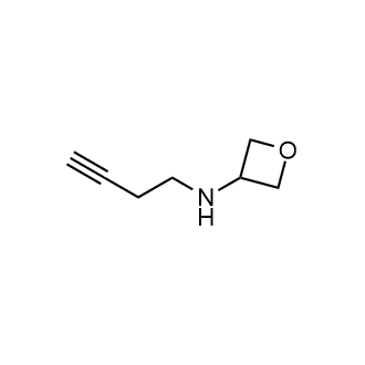 n-(But-3-yn-1-yl)oxetan-3-amine Structure