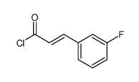 3-fluorocinammic acid chloride Structure