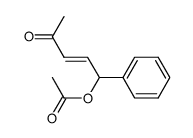 (3E)-5-acetoxy-5-phenylpent-3-en-2-one结构式