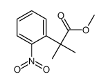 METHYL 2-METHYL-2-(2-NITROPHENYL)PROPIONATE structure